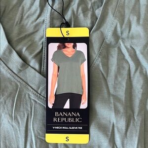 Banana Republic Sage V-Neck Tee